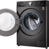 ماشین لباسشویی ال جی مدل WDV1260BRP 12 2021 washing machine lg wdv1260brp 12 8kg black 7 e1753201176604 فروشگاه اینترنتی کیچن یو