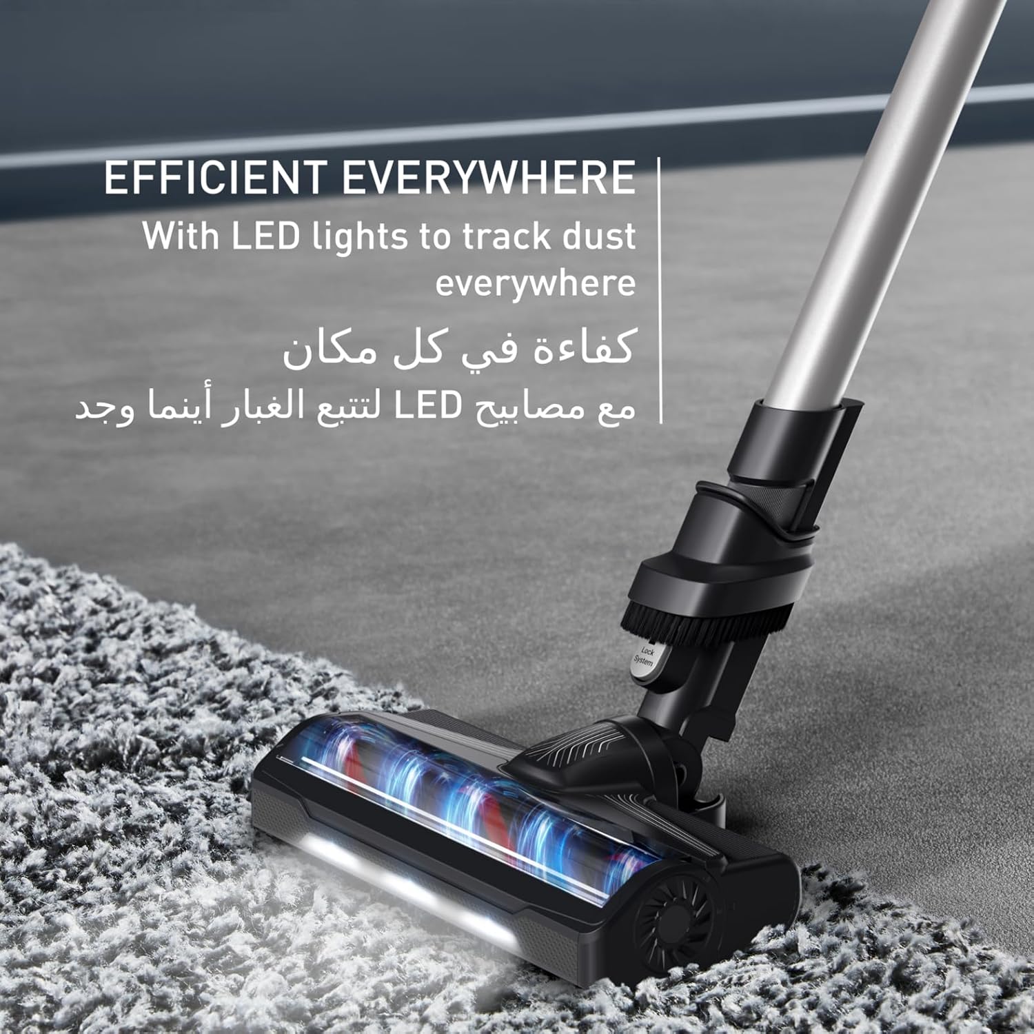 جارو شارژی عصایی تفال مدل TY6A35 2 جارو شارژی عصایی تفال مدل TY6A35