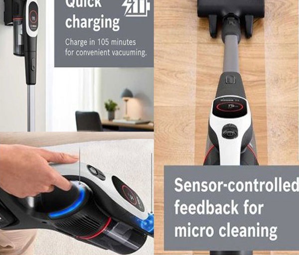 جارو شارژی بوش مدل BCS931GB 4 Bosch cordless vacuum cleaner