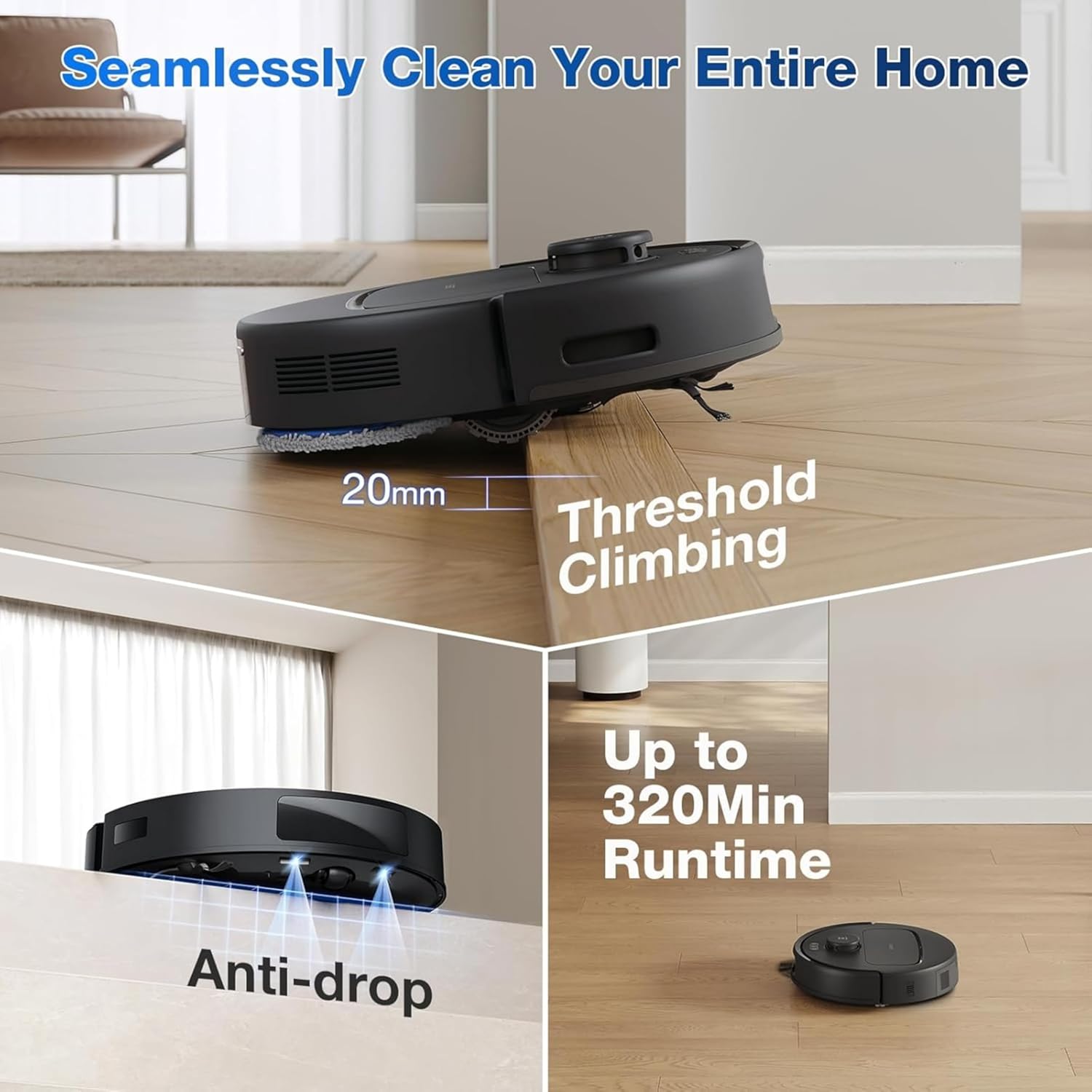 جارو رباتیک اکووکس مدل N30 Pro Omni 5 Ecovacs