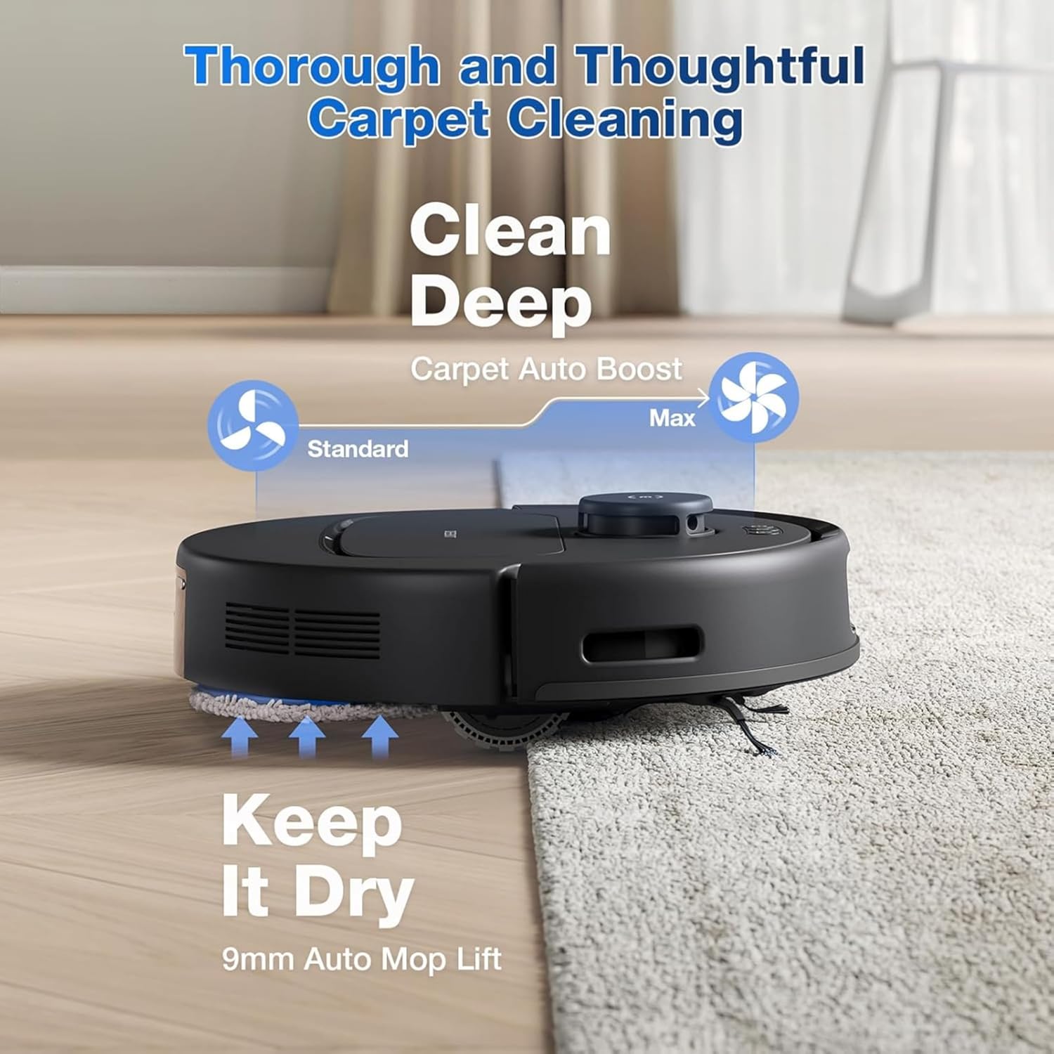 جارو رباتیک اکووکس مدل N30 Pro Omni 4 Ecovacs N30 Pro Omni Robotic Cleaner