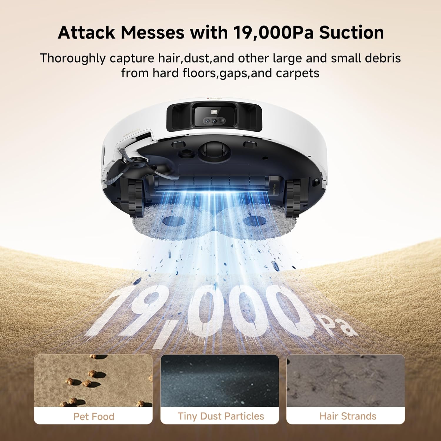 جارو رباتیک مووا مدل P50 Pro Ultra 3 Mowa Robotic Vacuum Model P50 Pro Ultra