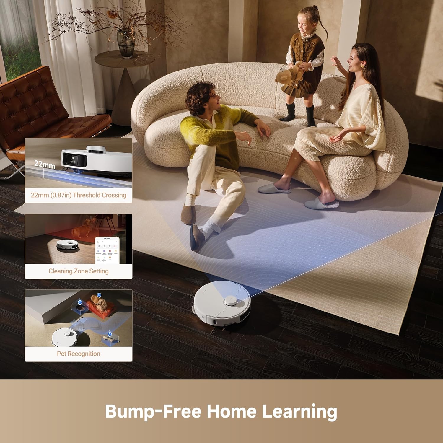 جارو رباتیک مووا مدل P50 Pro Ultra 6 Robotic Vacuum Cleaner Model P50 Pro Ultra