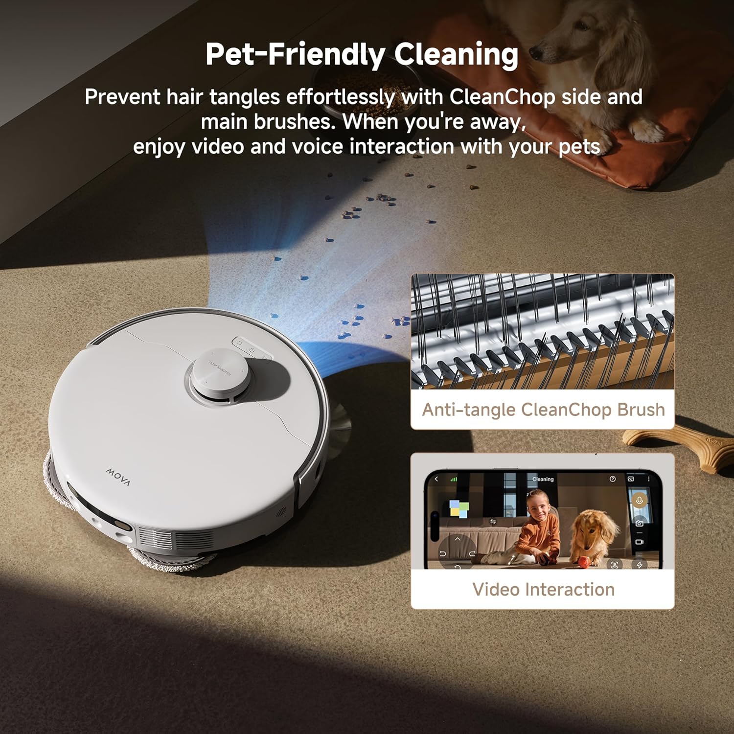 جارو رباتیک مووا مدل P50 Pro Ultra 5 Vacuum Cleaner Model P50 Pro Ultra