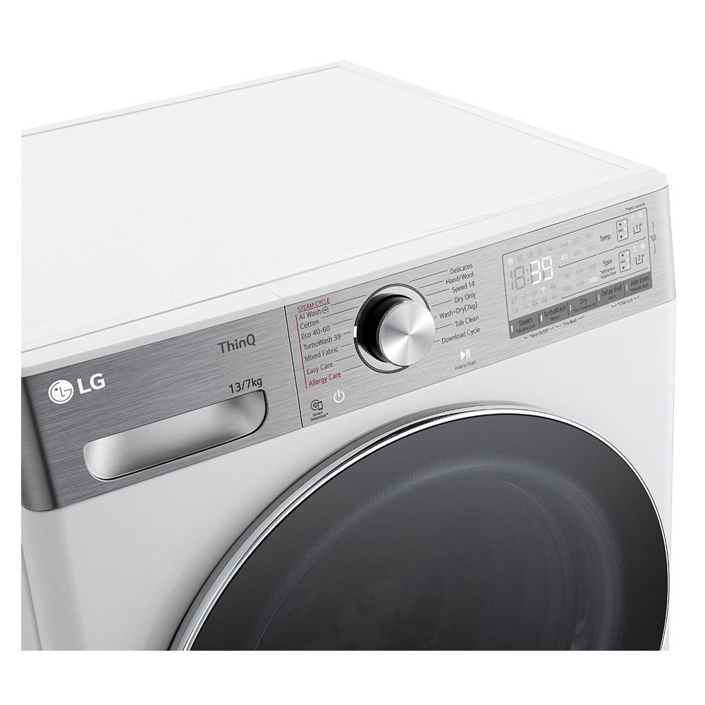 ماشین لباسشویی و خشک کن ال جی WDR1307BWP 6 لباسشویی ال جی R13