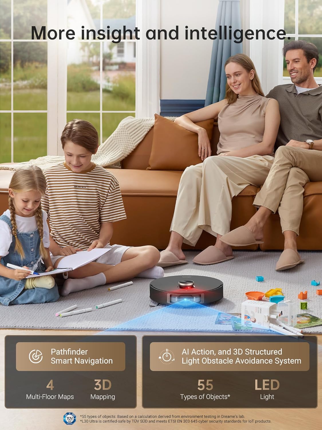 جارو رباتیک دریم مدل L30 Ultra 7 Dream Robotic Vacuum Cleaner