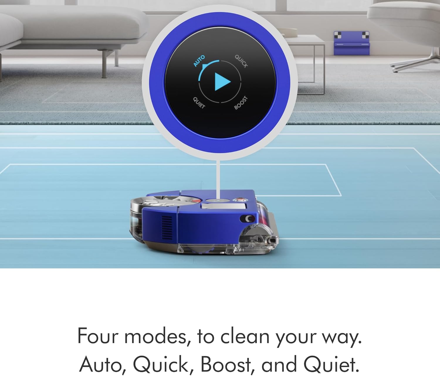 جارو رباتیک دایسون مدل 360 Vis Nav 4 Dyson 360 Vis Nav Robotic Vacuum Cleaner