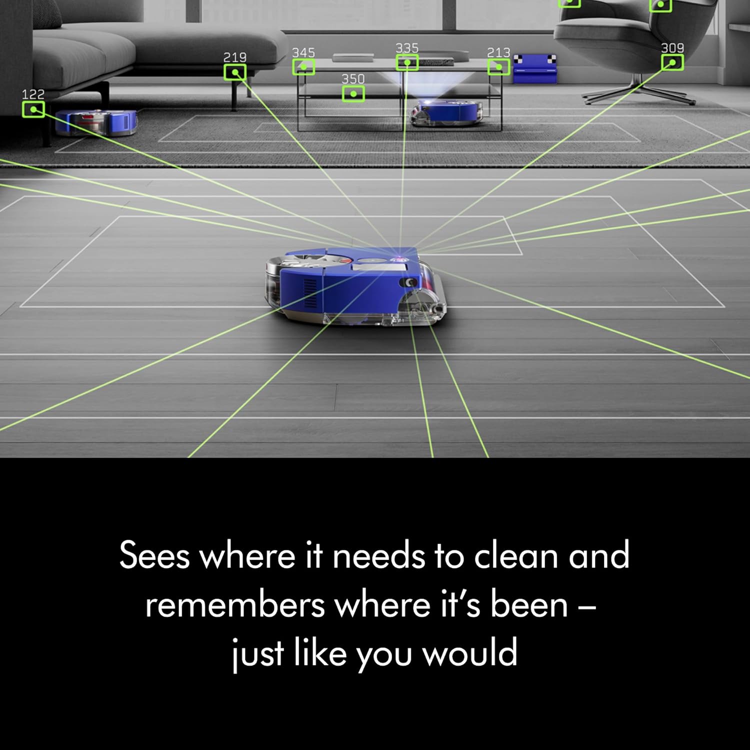 جارو رباتیک دایسون مدل 360 Vis Nav 6 Dyson 360 Vis Nav Cleaner