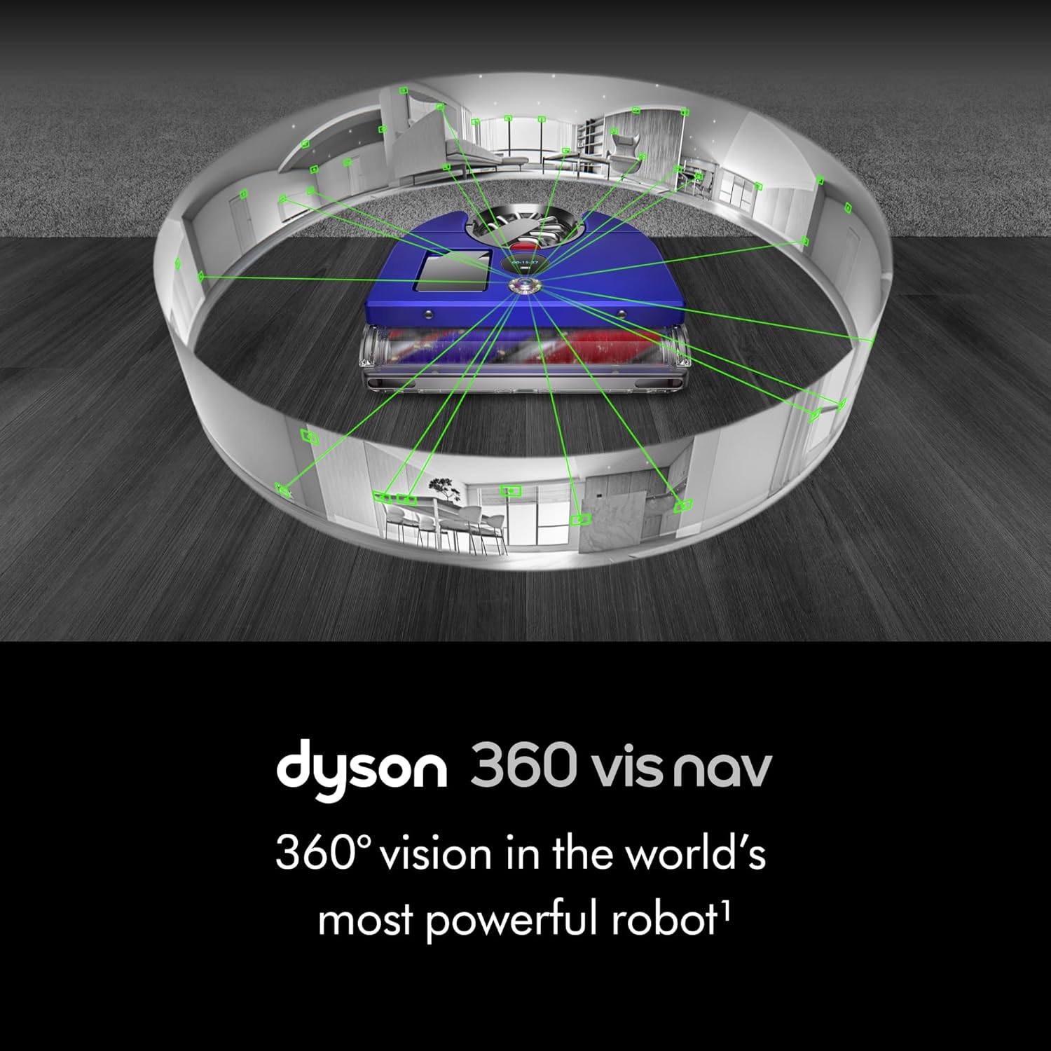 جارو رباتیک دایسون مدل 360 Vis Nav 5 Dyson 360 Vis Nav Cleaner