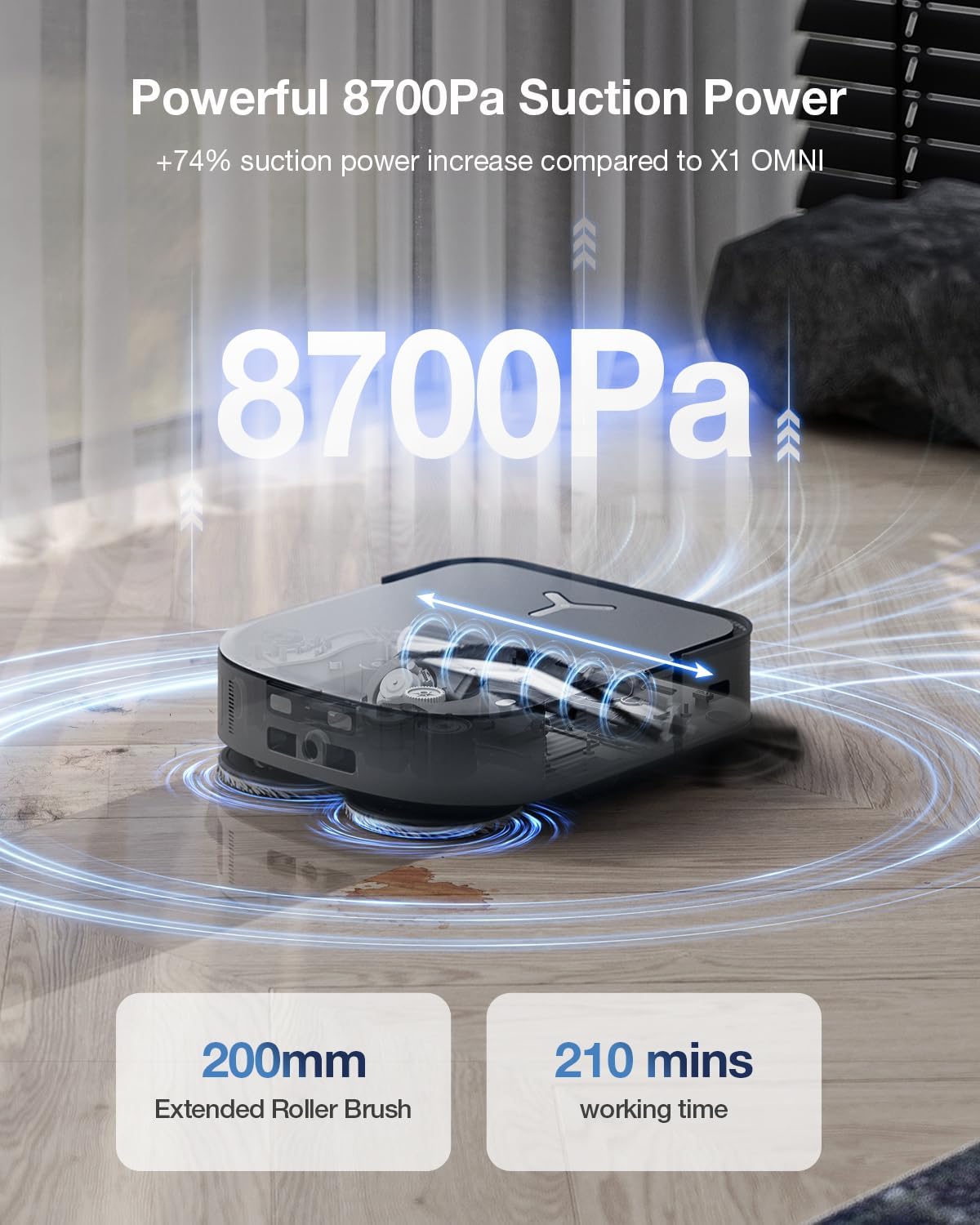 جارو رباتیک اکووکس مدل DEEBOT X2 OMNI 4 Ecovacs