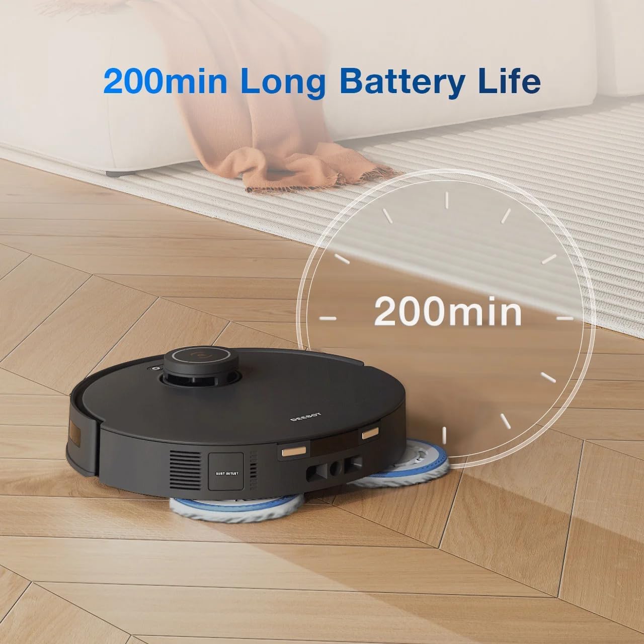 جارو رباتیک اکووکس مدل T30 PRO OMNI 3 Ecovacs Robotic Vacuum Cleaner