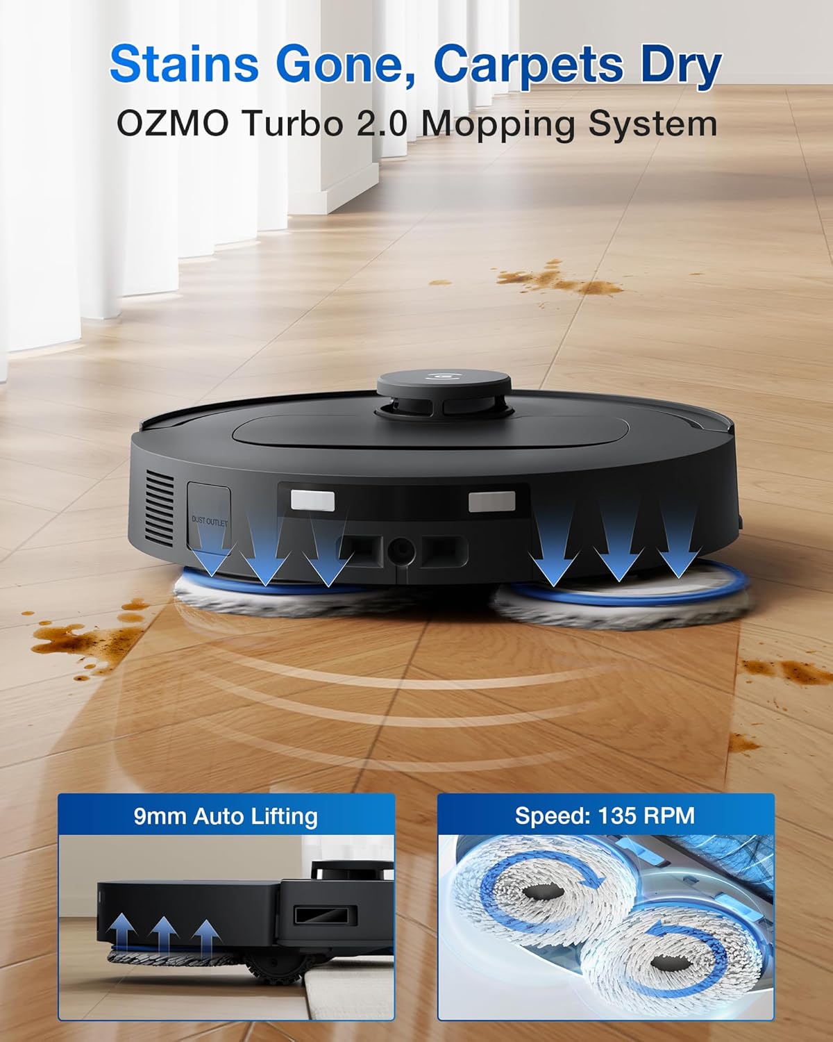 جارو رباتیک اکووکس مدل T30C 3 Ecovacs Robotic Vacuum Cleaner