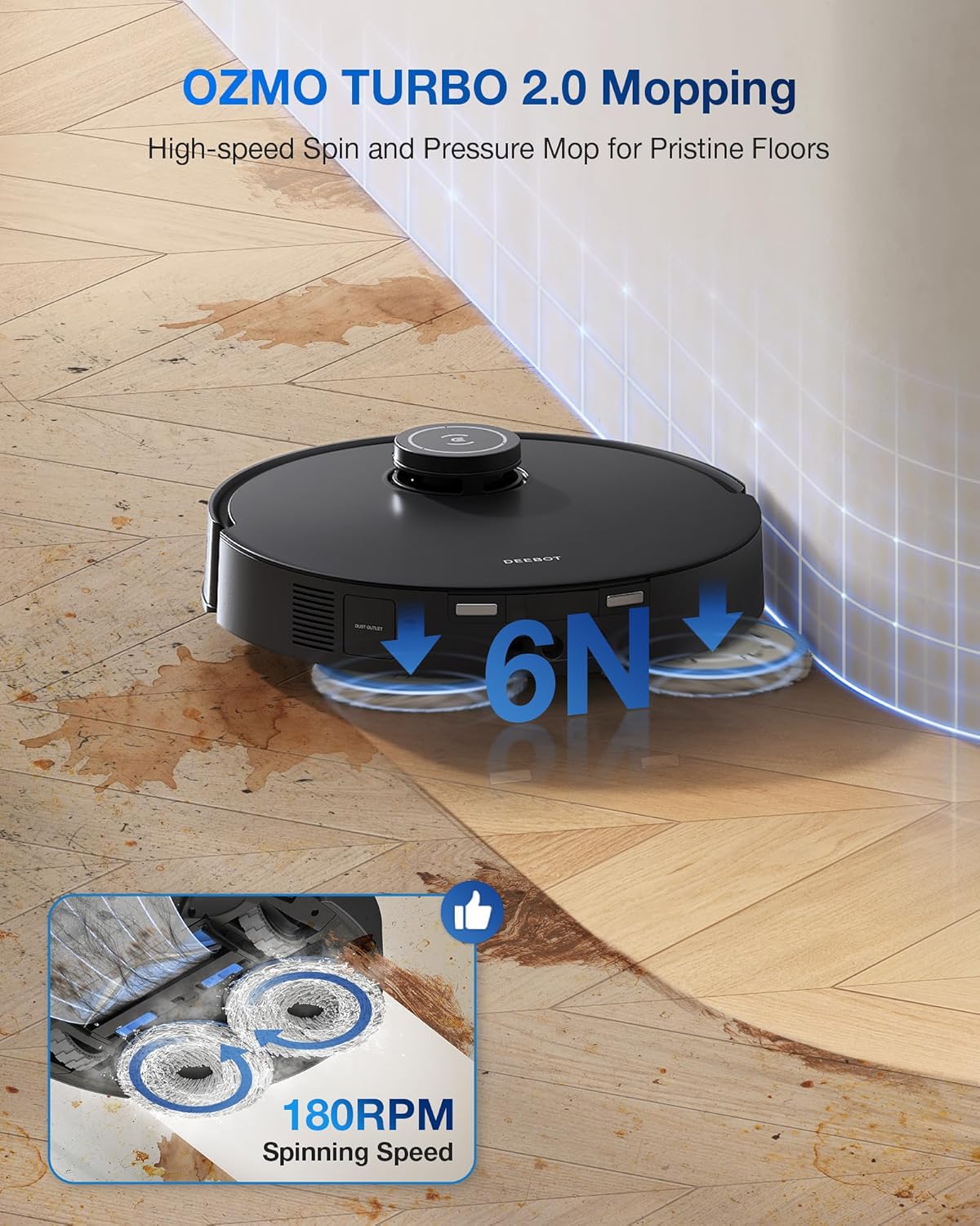 جارو رباتیک اکووکس مدل T30s PRO 7 Ecovacs Vacuum Cleaner Model T30s PRO