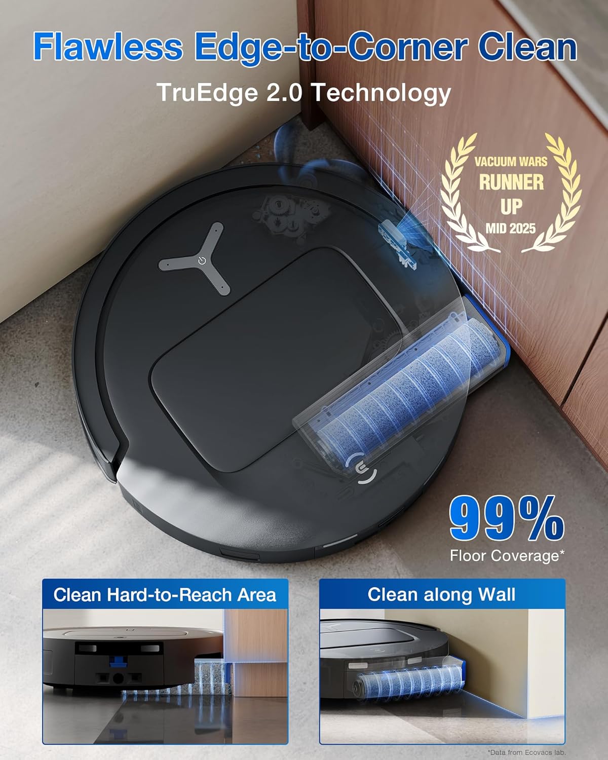 جارو رباتیک اکووکس مدل T80 OMNI 3 Ecovacs