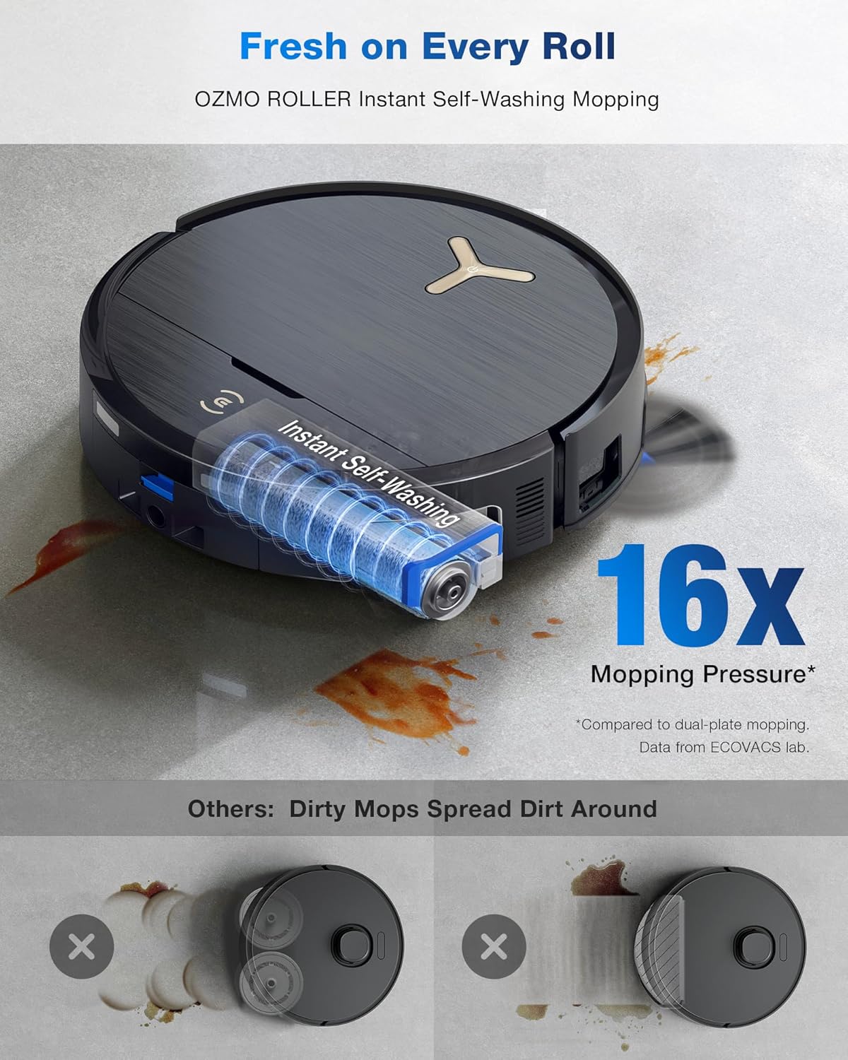 جارو رباتیک اکووکس مدل X9 PRO OMNI 3 Robotic Vacuum Cleaner Model X9 PRO OMNI