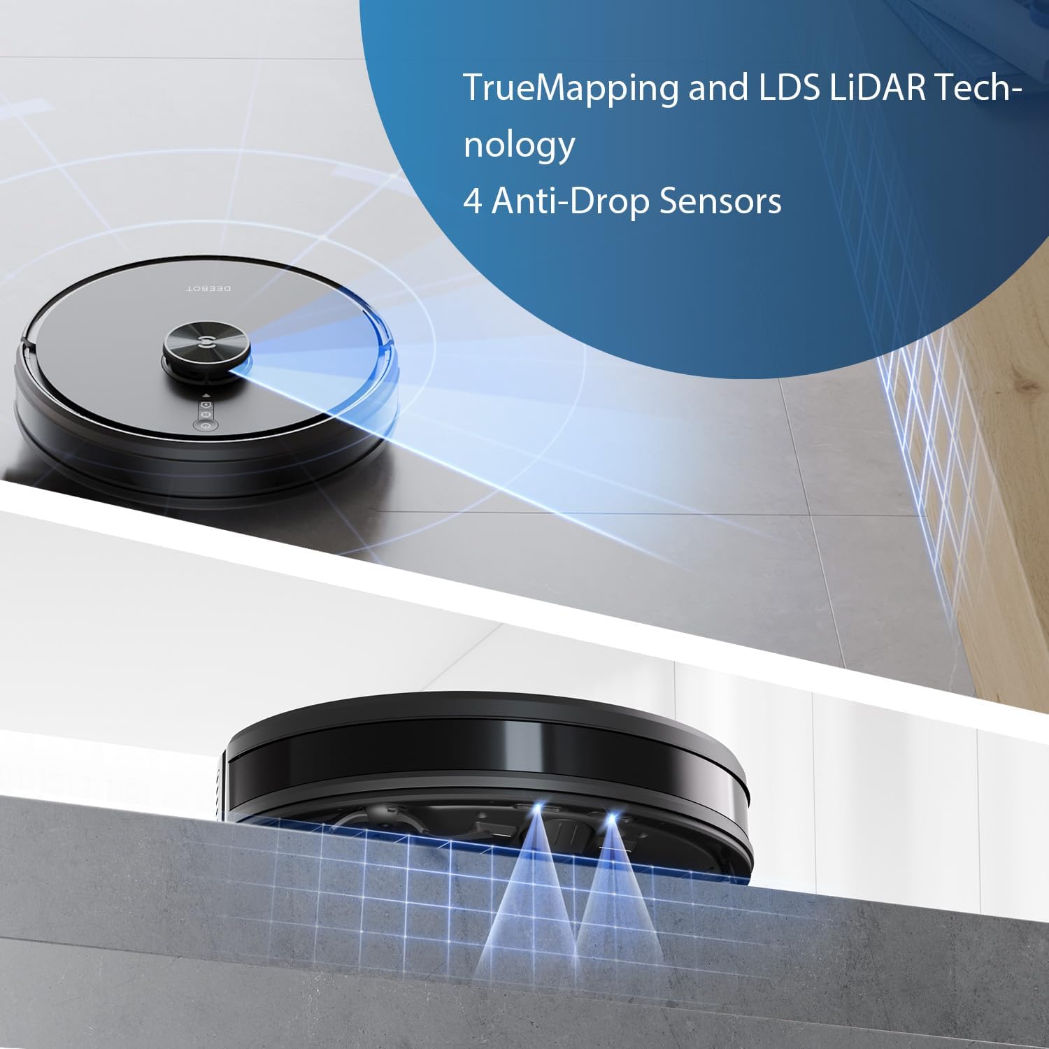 جارو رباتیک اکووکس مدل Y1 Pro Plus 7 Ecovacs Robotic Vacuum Cleaner