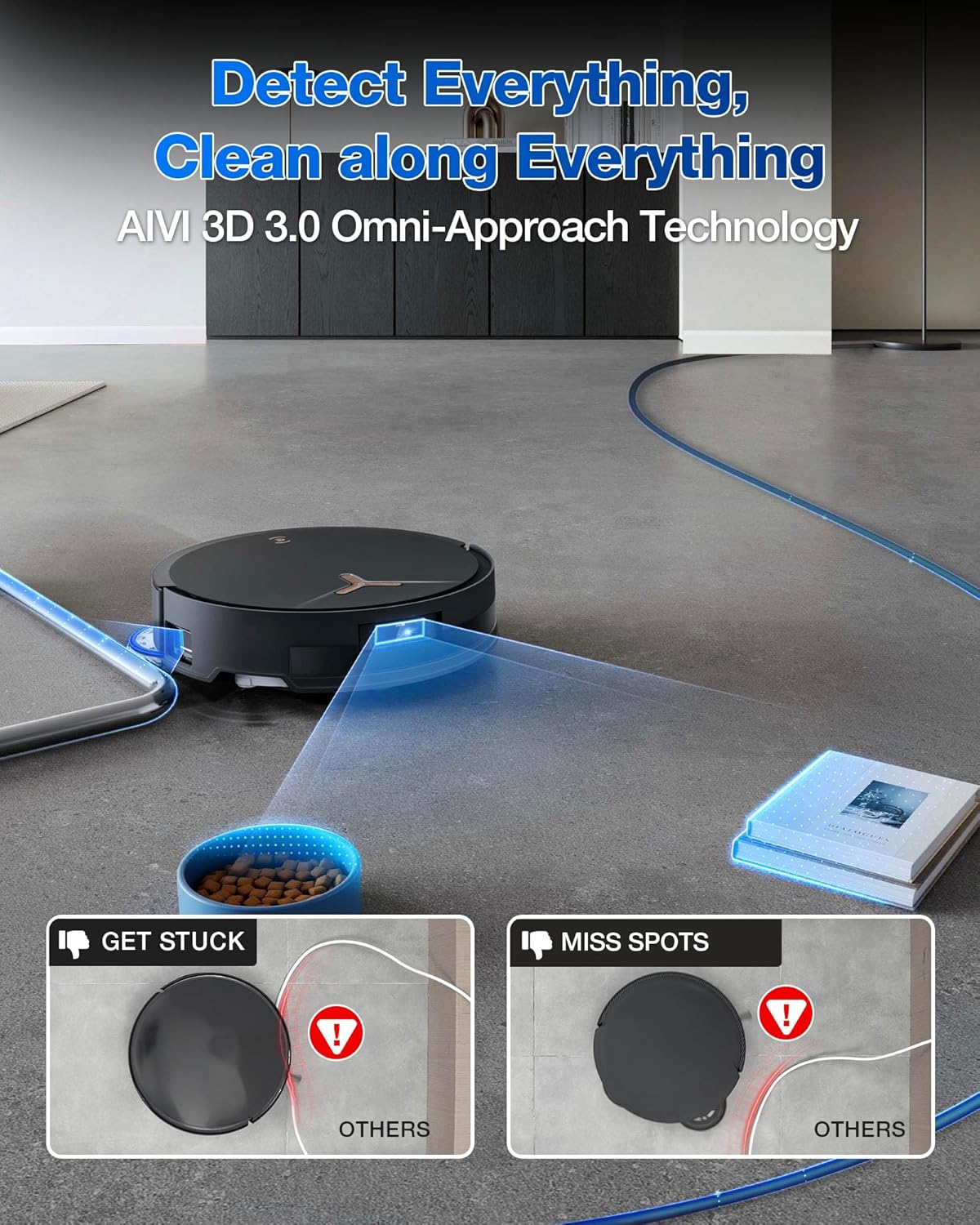 جارو رباتیک اکووکس مدل T50 Max Pro Omni 9 Ecovacs Robotic Vacuum Cleaner