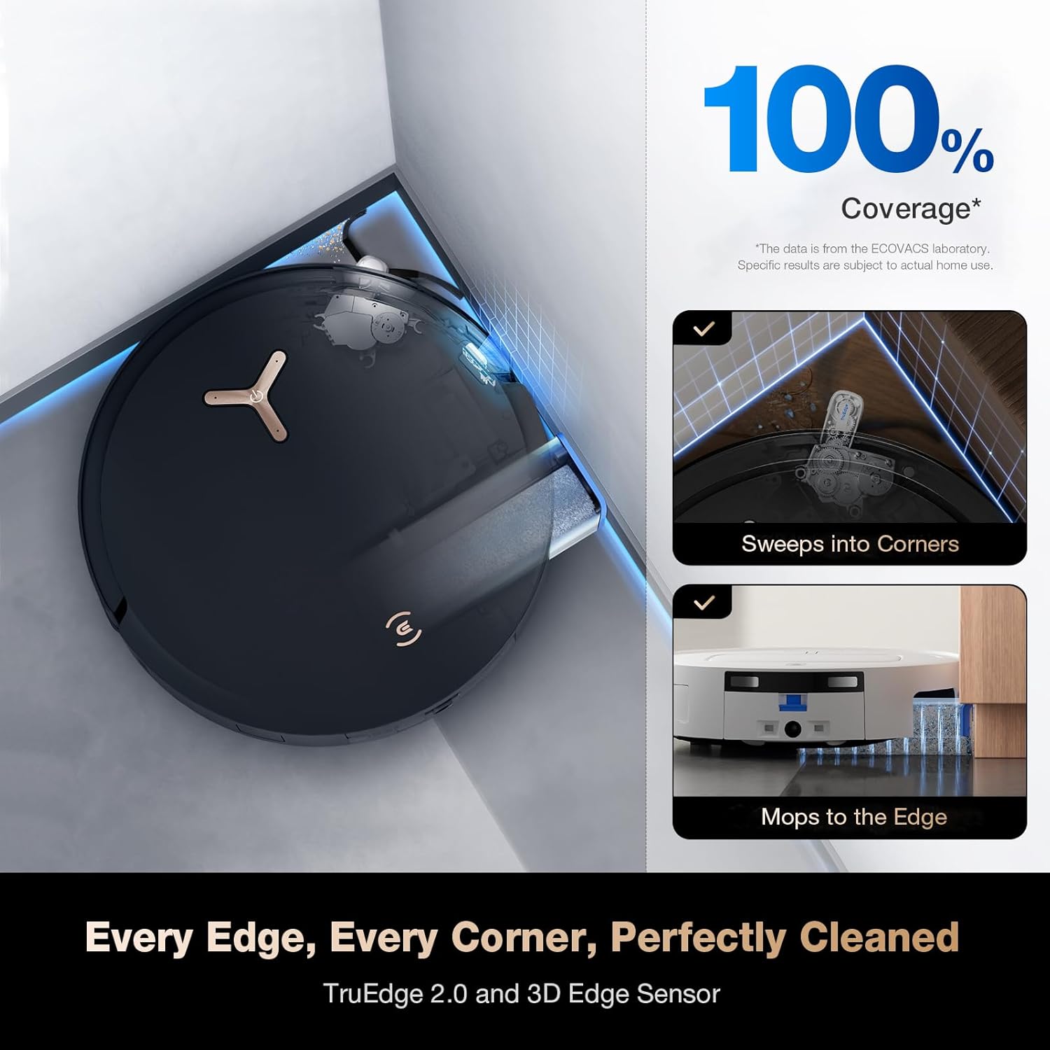 جارو رباتیک اکووکس مدل X8 Pro Omni 3 Ecovacs Robotic Vacuum Cleaner