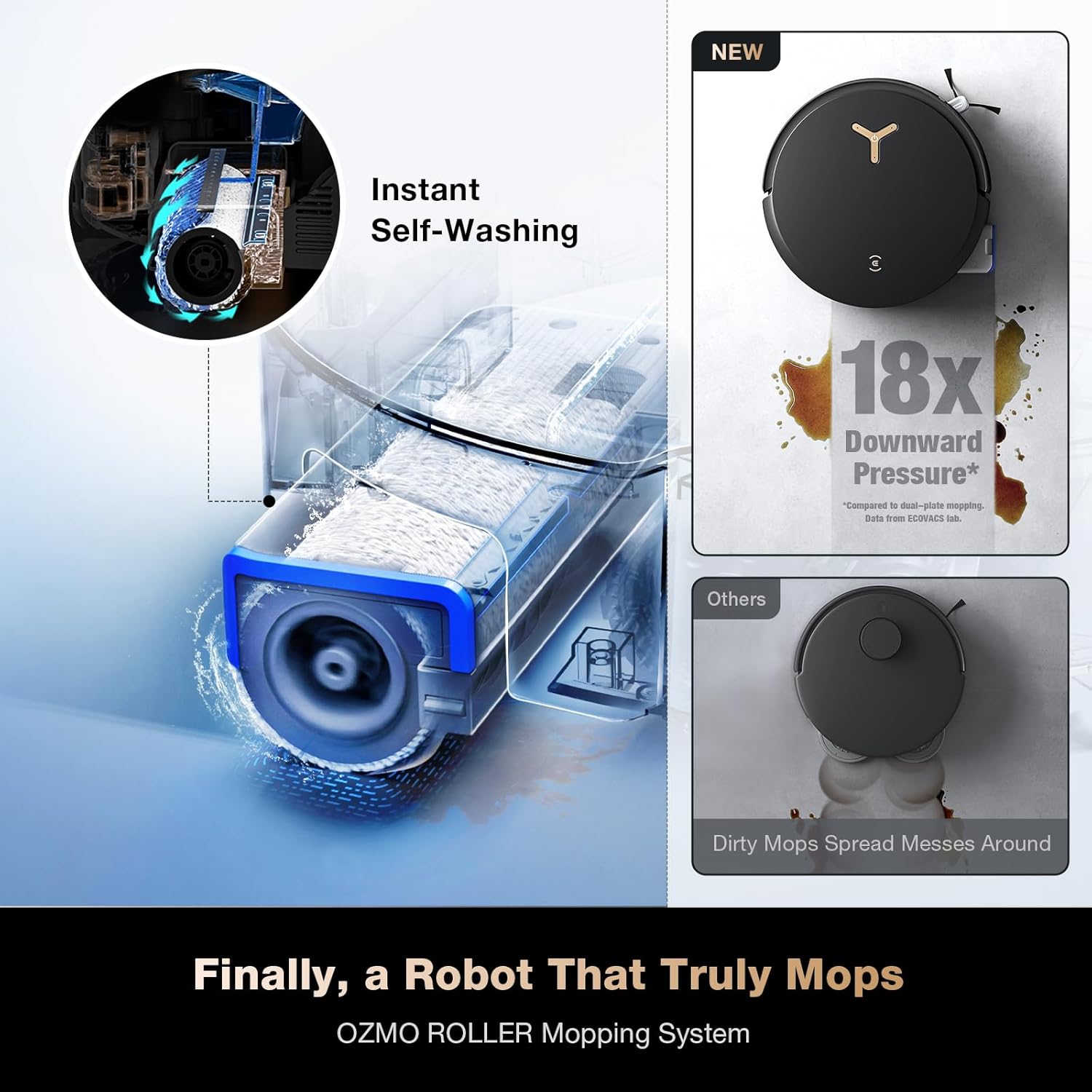 جارو رباتیک اکووکس مدل X8 Pro Omni 6 جارو رباتیک