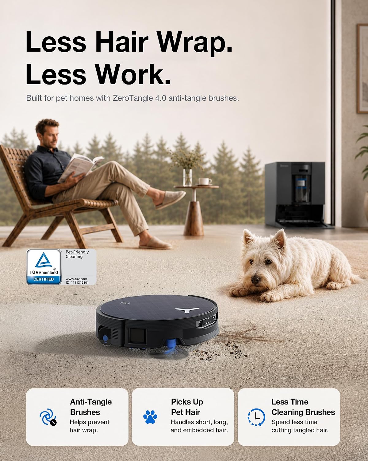 جارو رباتیک اکووکس مدل X12 Omni Cyclone 5 Equivox X12 Omni Cyclone robotic cleaner