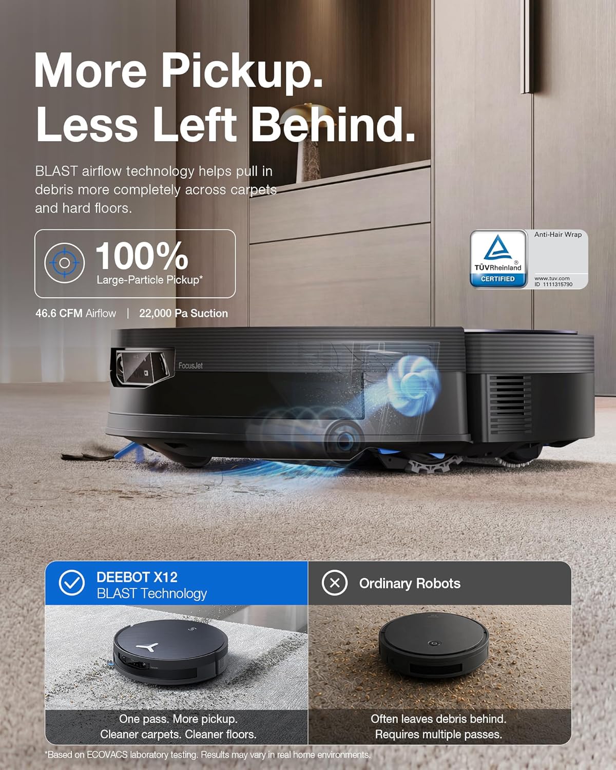 جارو رباتیک اکووکس مدل X12 Omni Cyclone 4 Equivox X12 Omni Cyclone robotic vacuum