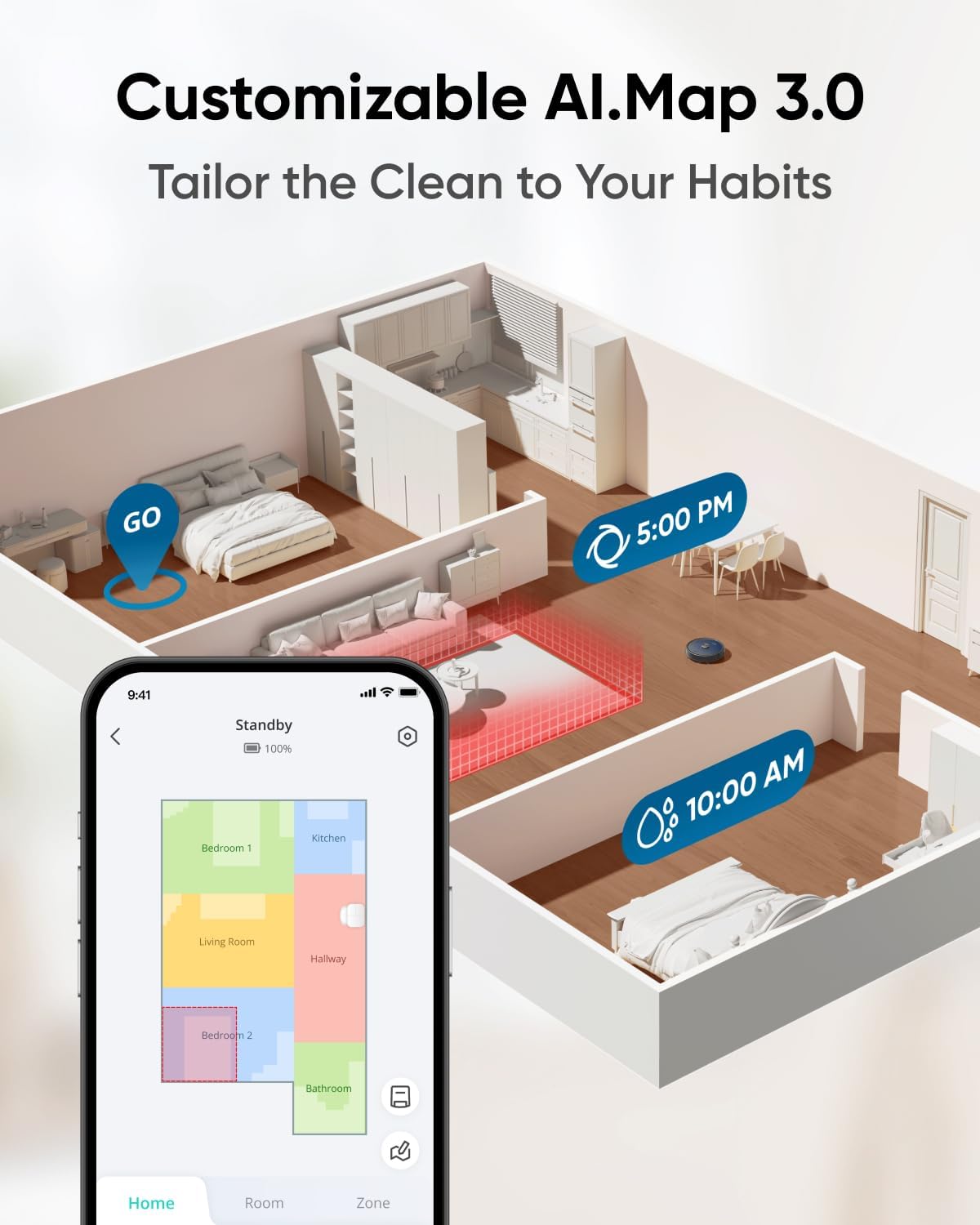 جارو رباتیک یوفی مدل X10 Pro Omni 6 X10 Pro Omni Robotic Vacuum Cleaner