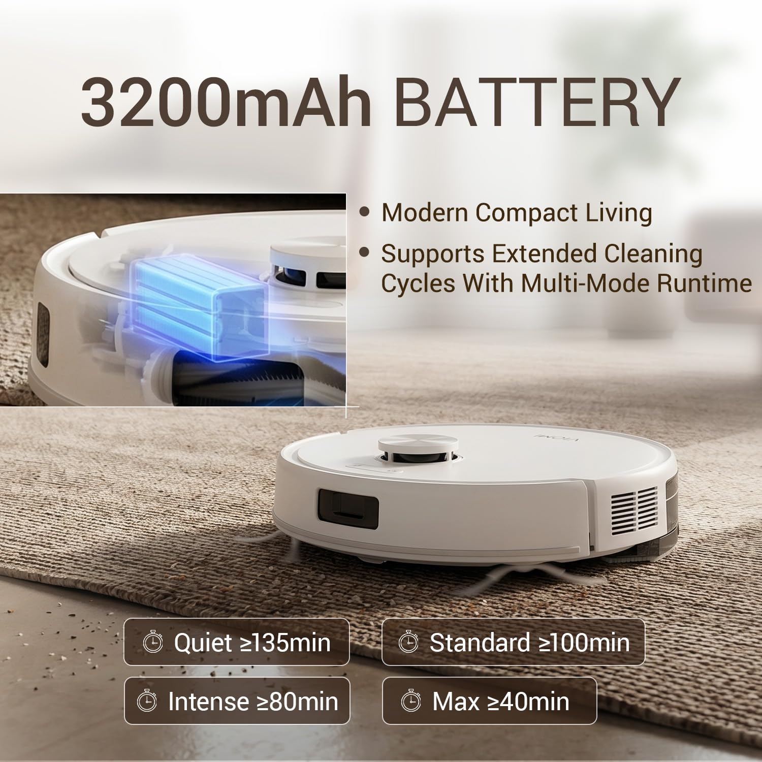 جارو رباتیک مووا مدل E20s Pro 2 جارو رباتیک مووا مدل E20s Pro