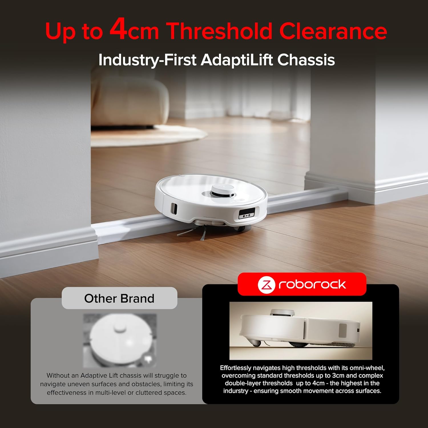 جارو رباتیک روبوراک مدل Qrevo Curve 5A1 4 Roborock Qrevo Vacuum Cleaner
