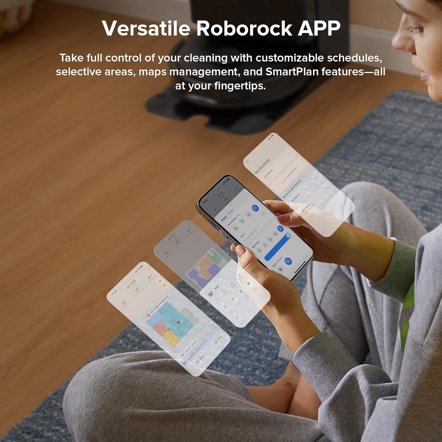 جارو رباتیک روبوراک مدل Qrevo L 9 Roborock Qrevo L Robotic Cleaner