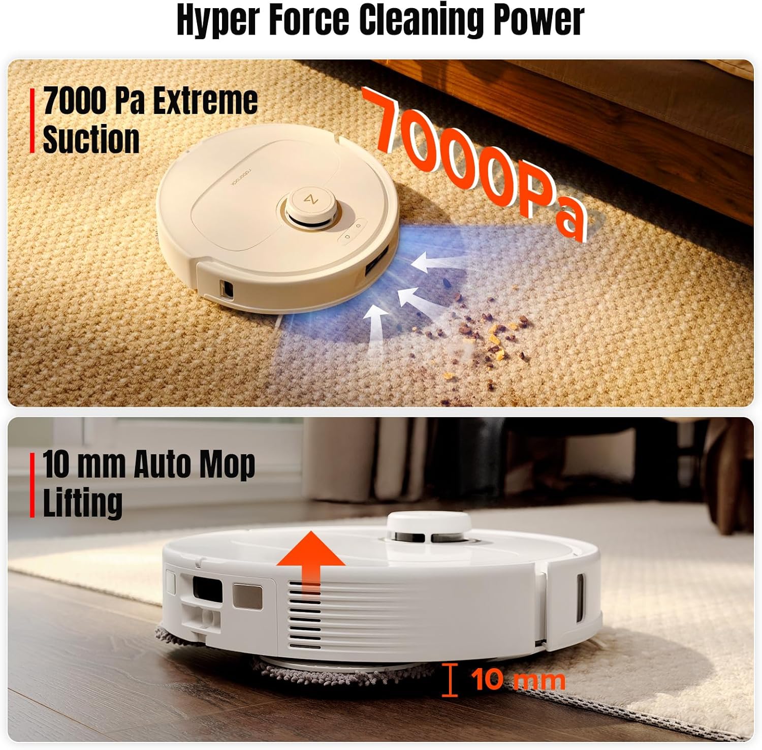 جارو رباتیک روبوراک مدل Qrevo Max V 4 Roborock Cleaner