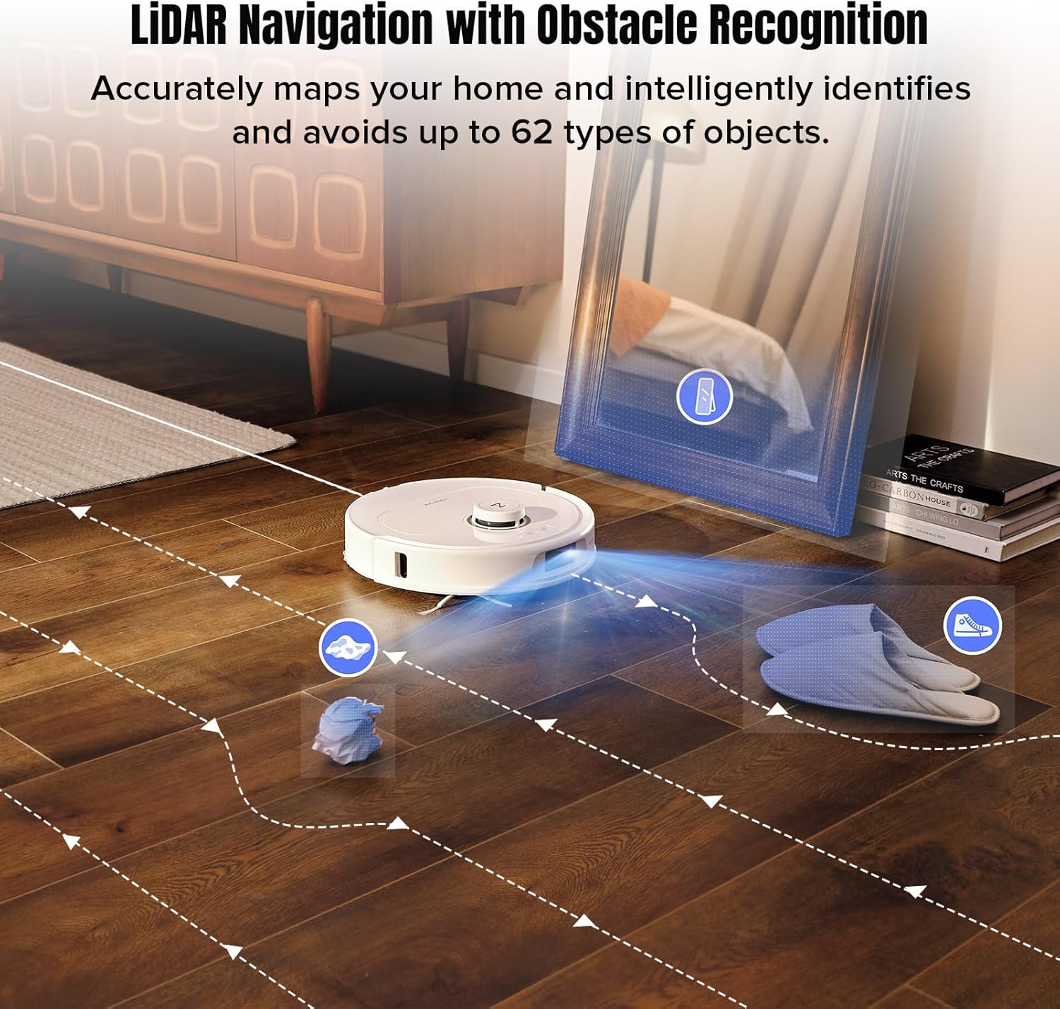 جارو رباتیک روبوراک مدل Qrevo Max V 3 Qrevo Max V Robotic Vacuum Cleaner