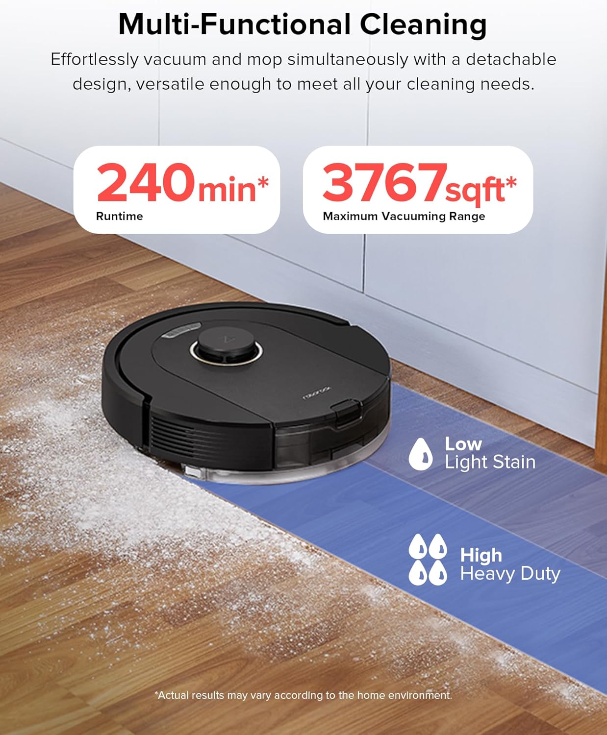 جارو روبوراک مدل Q5 Pro Plus 3 Vacuum Cleaner Model Q5 Pro Plus