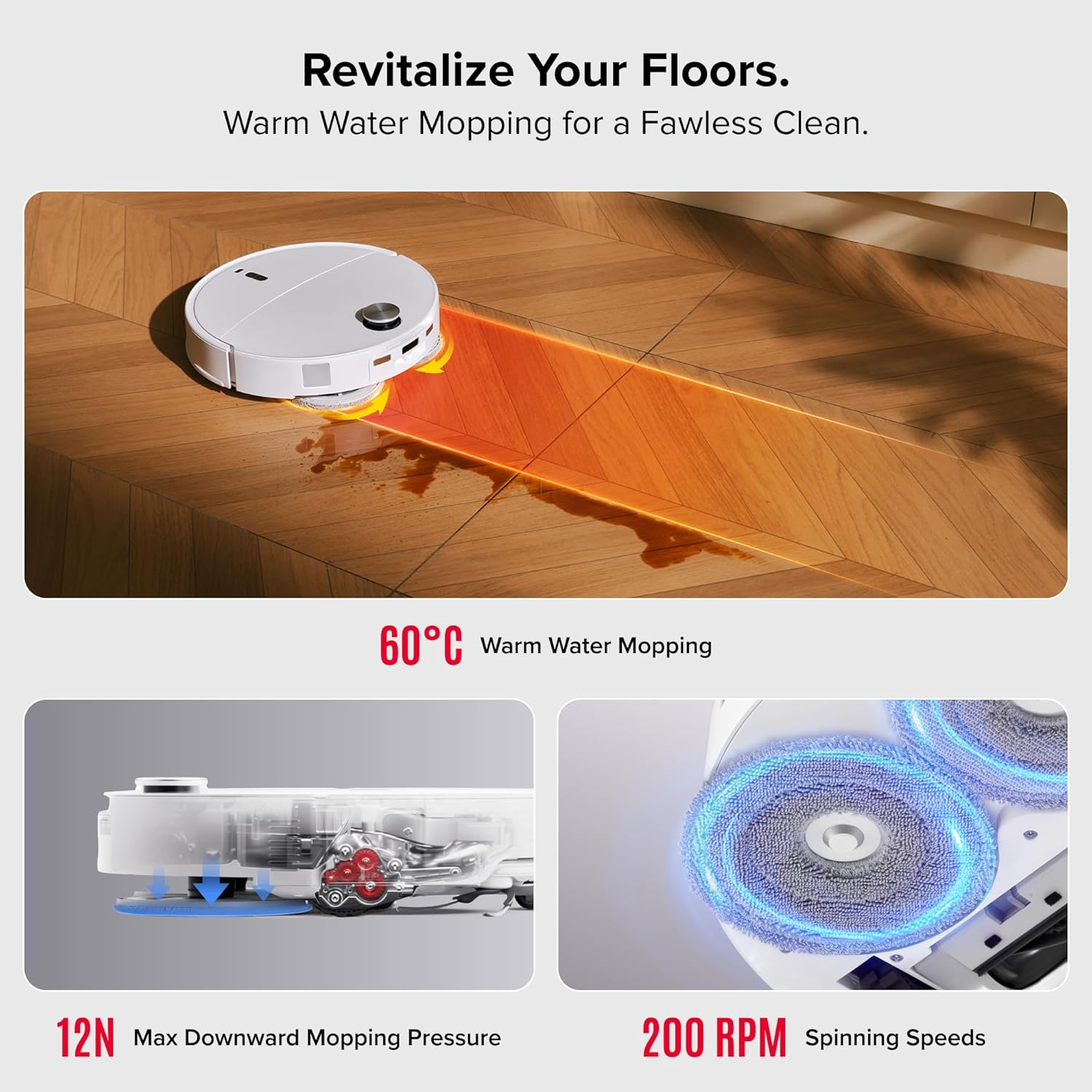 جارو رباتیک روبوراک مدل curv 2 pro x 5 Roborock curv 2 pro x