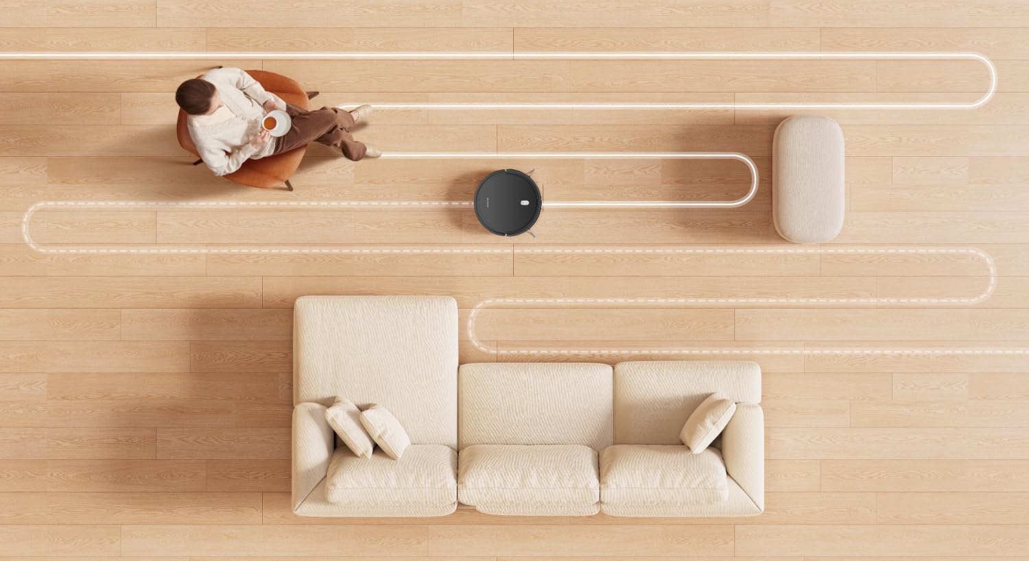 جارو رباتیک شیائومی مدل E5 3 Xiaomi Robotic Vacuum Cleaner
