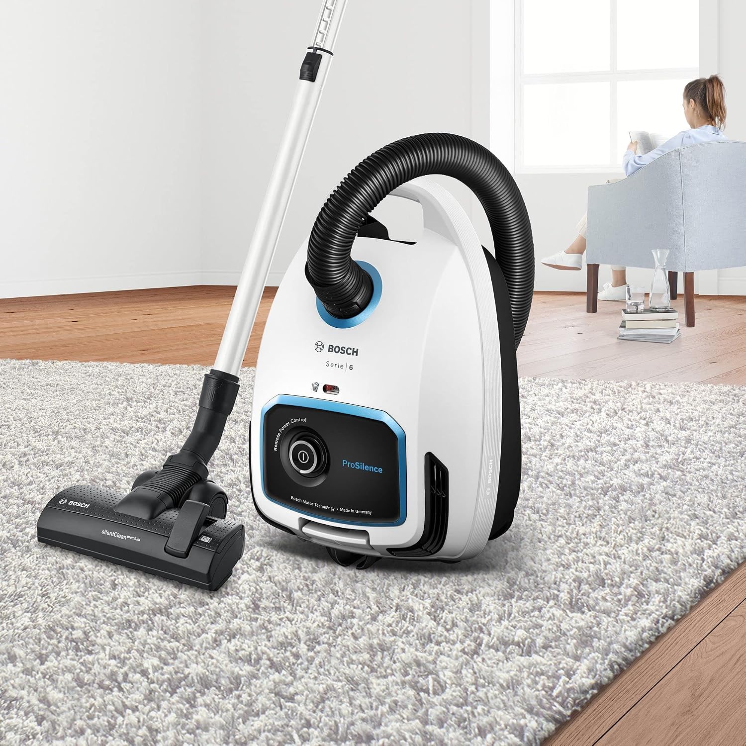 جاروبرقی بوش مدل BGB6SIL1 4 vacuum cleaner model BGB6SIL1